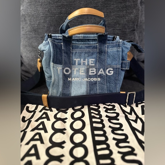 Marc Jacobs Handbags - Marc Jacobs Blue Denim Mini Tote Bag